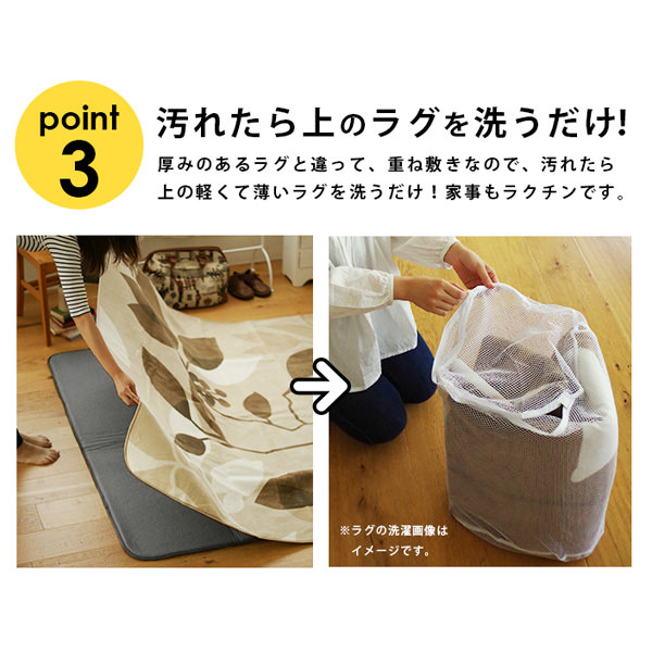 高反発クッション 下敷き専用 ラグ ふかピタ 115×170cm |滑り 高反発クッション 下敷き専用 ラグ ふかピタ 115×170cm |滑り