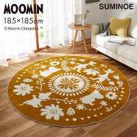 MOOMIN / [~ M FOLK LINE RUG / M tH[NCO 185~185cm(ی^)