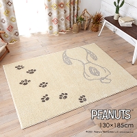 PEANUTS / s[ibc Pawprint RUG / |EvgO 130~185cm