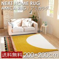 ネクストホーム AMICA RUG アミカラグ 200×200cm  (メーカー別送品) [大型]